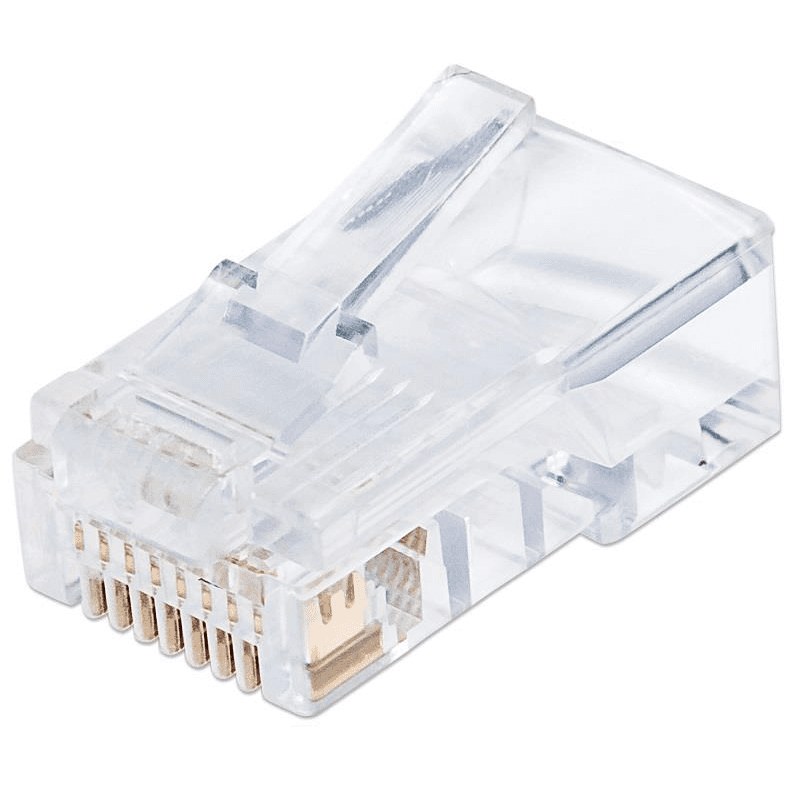 Techly IWP-JAR-C6RTY káblový konektor RJ45 Priehľadná