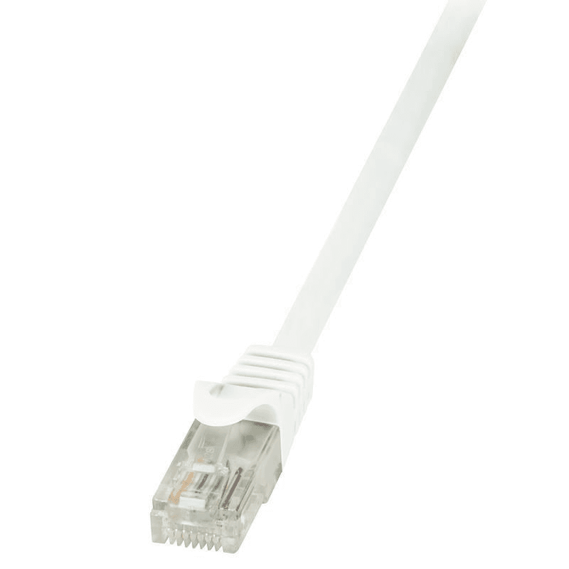 Patchcord U/UTP 6 LogiLink 0,5 m biely