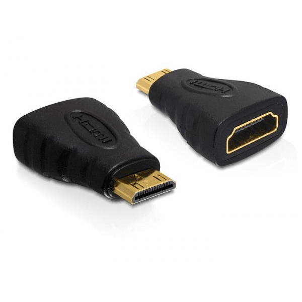 Adaptér Delock HDMI-C HDMI-A čierny