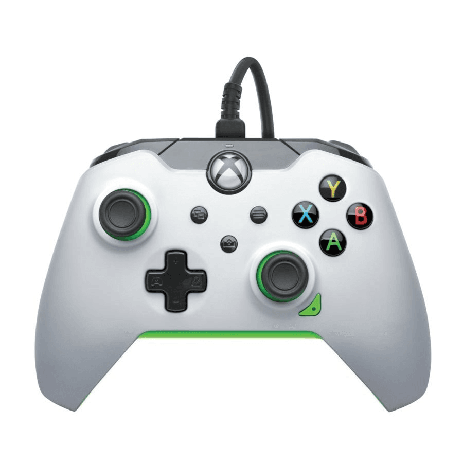 PDP 049-012-WG herný ovládač Zelená, Biela USB Gamepad Analógový/digitálny PC, Xbox One, Xbox Series S, Xbox Series X