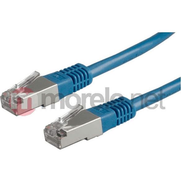 Sieťový kábel Value UTP, Cat6, 0.5m, 0,5 m, U/UTP (UTP), modrý