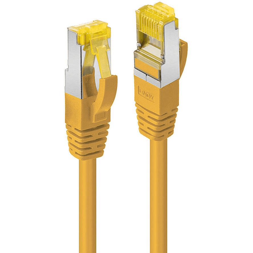 Lindy 47660 sieťový kábel Žltá 0,3 m Cat6a S/FTP (S-STP)