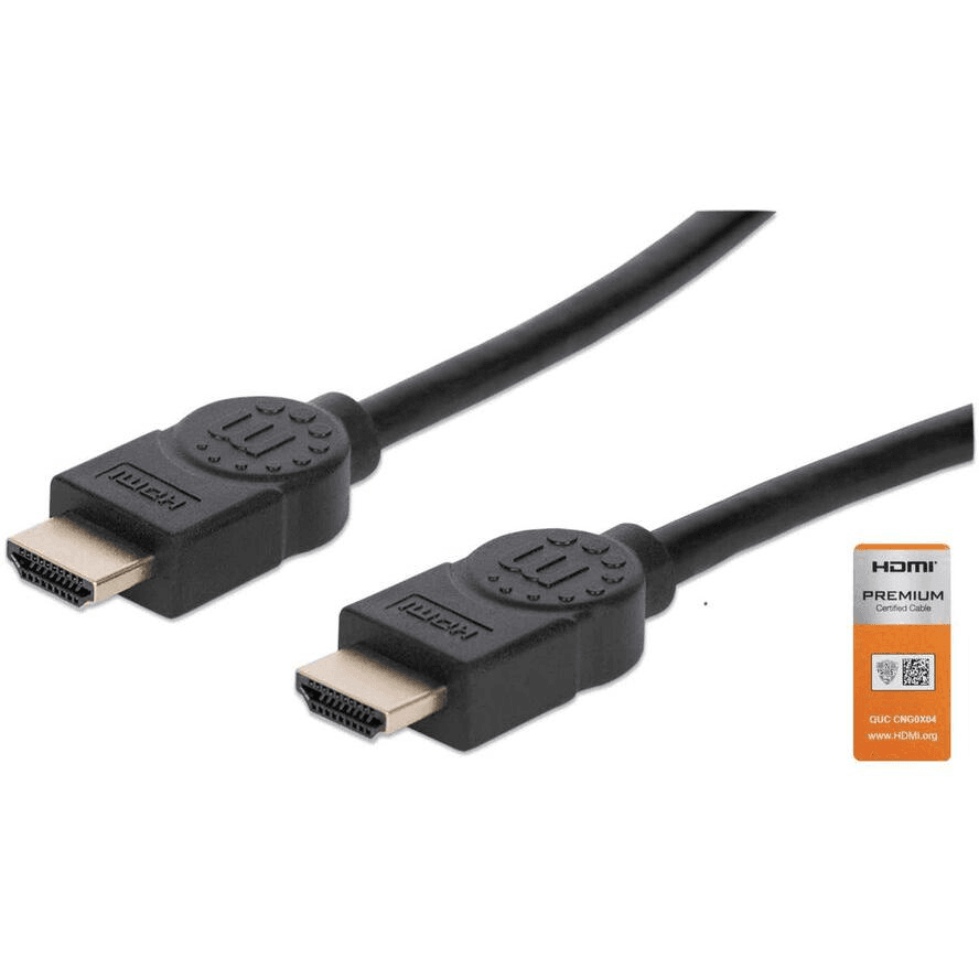 Manhattan 355353 HDMI kábel 3 m Typ HDMI (štandard) Čierna