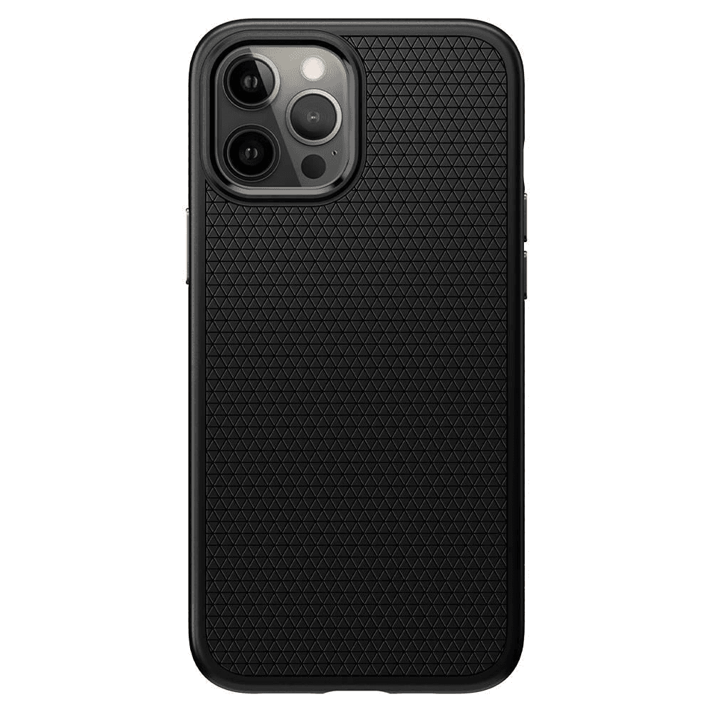 Zadný Kryt Spigen pre Apple iPhone 12 / 12 Pro Liquid Air čierna