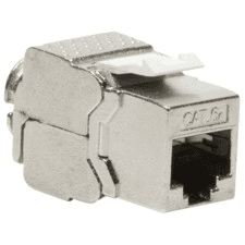 LogiLink NK4003 zásuvka keystone RJ45 strieborná