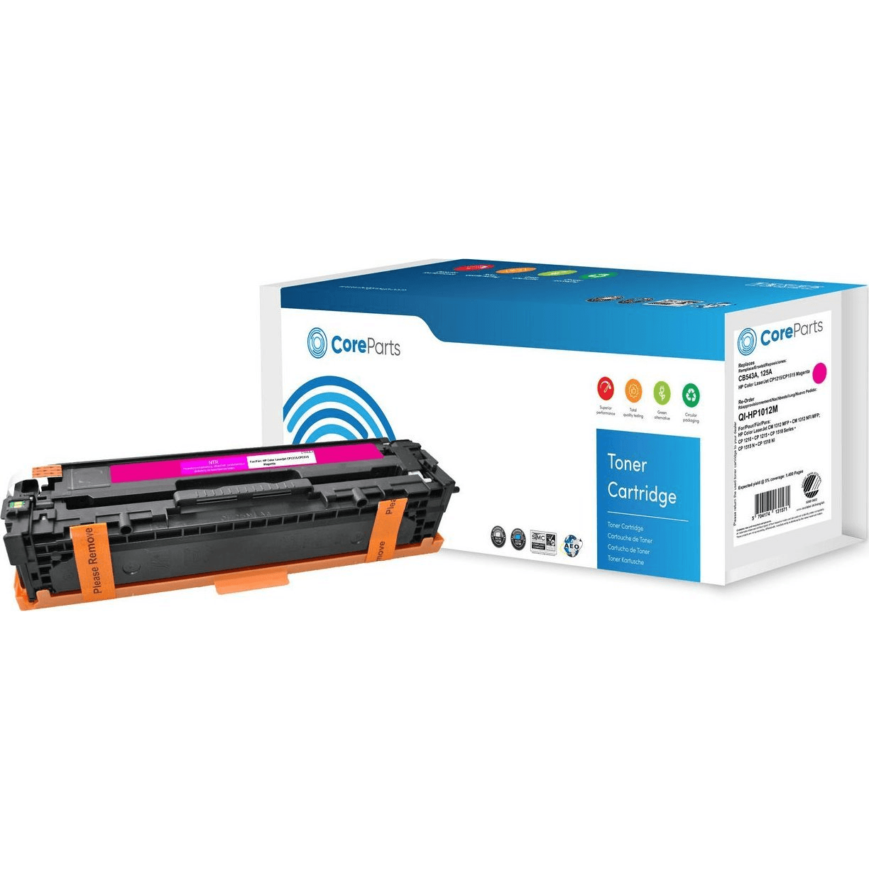CoreParts QI-HP1012M toner 1 kusov Kompatibilné Purpurová