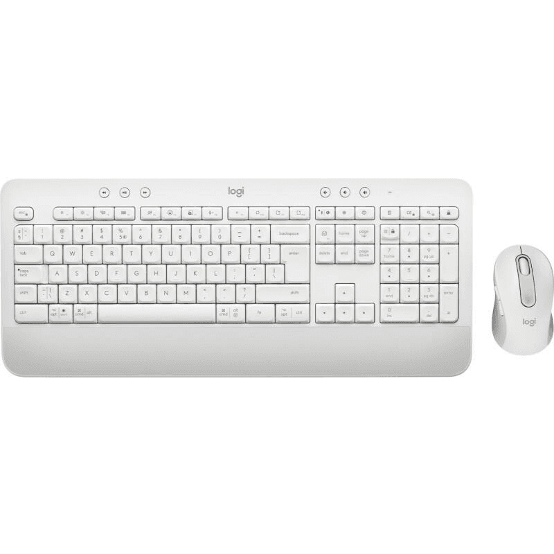 Logitech Signature MK650 Combo For Business klávesnica Obsahuje myš Bluetooth QWERTZ Maďarský Biela