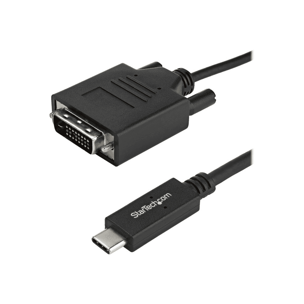 StarTech.com CDP2DVIMM1MB adaptér na video kábel 1 m USB Typ-C DVI-D Čierna