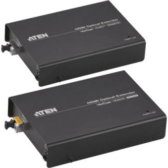 ATEN VE882-AT-G audio / video predlžovač AV vysielač a prijímač Čierna
