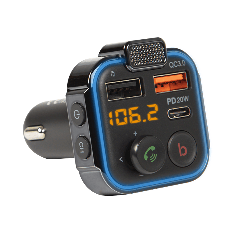 BLUETOOTH AUDIO VYSIELAČ FM MP3 BT RÝCHLONABÍJAČKA 3X USB QC 3.0 RGB