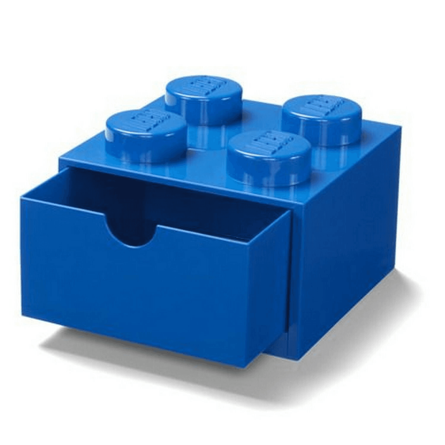 LEGO ÚLOŽNÝ BOX KOCKA SO 4 ZÁSUVKAMI MODRÝ NA STÔL