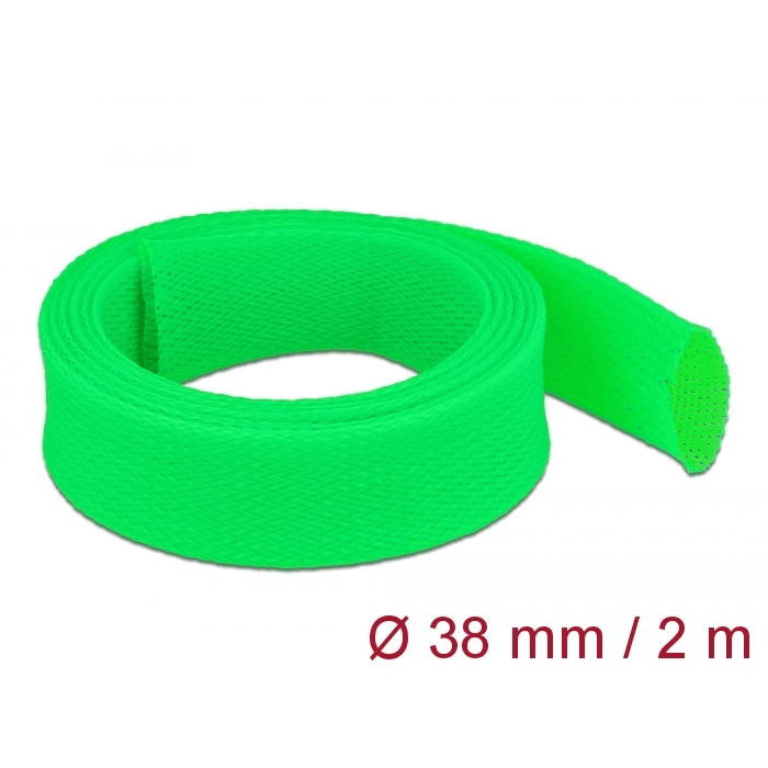 Pletená elastická páska 2 m x 38 mm zelená Delock 20754