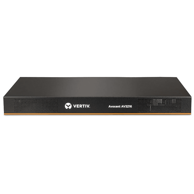 Vertiv Avocent AV 3216 KVM prepínač Inštalácia do Racku Čierna