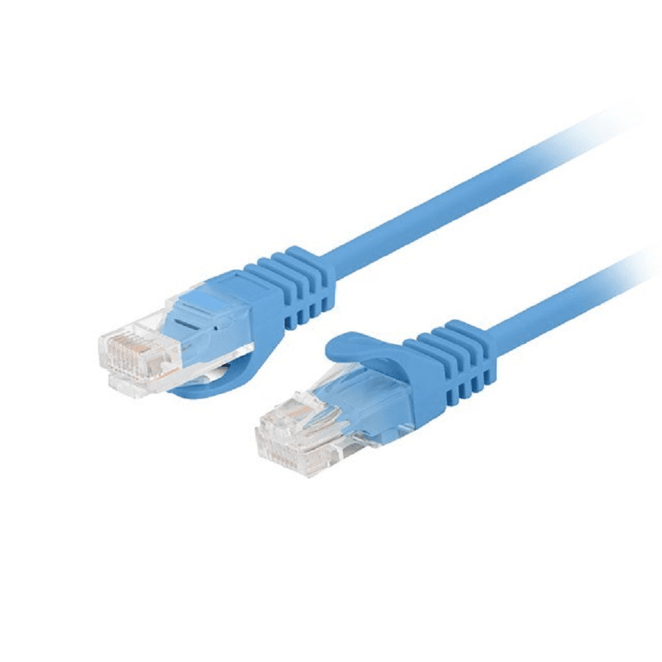 Patchcord Lanberg UTP kat.6 0,5m modrá 10-Pack