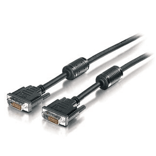 Equip 118933 DVI kábel 3 m DVI-D Čierna