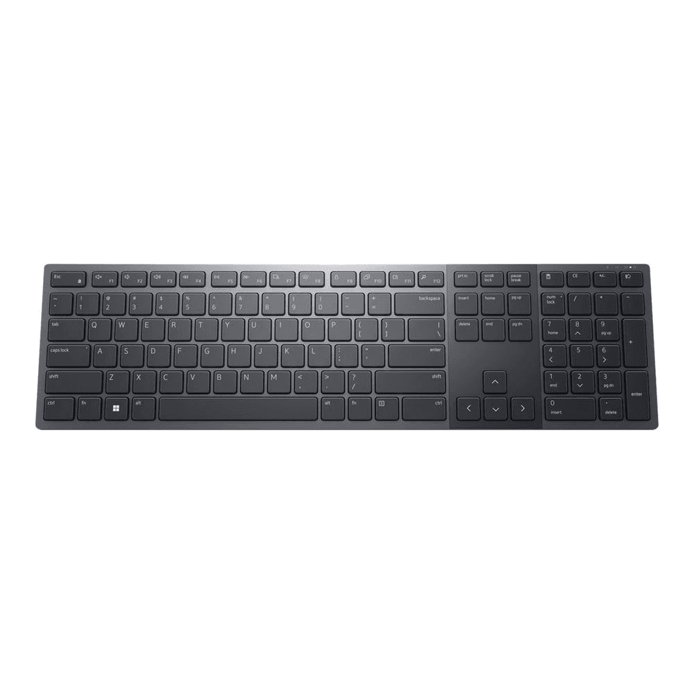 DELL KB900 klávesnica RF Wireless + Bluetooth QWERTZ Nemecký Grafit