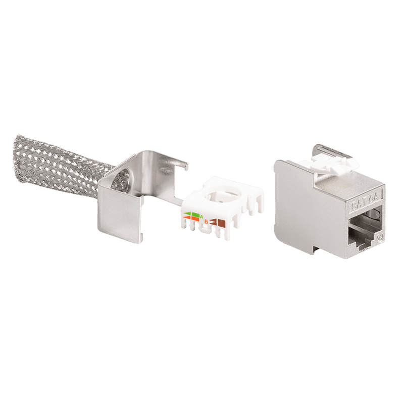 LOGILINK CAT.6A Keystone Jack NK4075 tienený, balenie 24 kusov