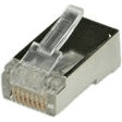 ROLINE Konektor RJ45 kat. 5e tienený, pre okrúhly kábel (licna), 10ks