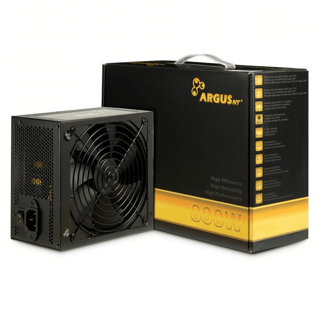 Inter-Tech ArgusNT GPS-800 napájací modul 800 W 20+4 pin ATX ATX čierna