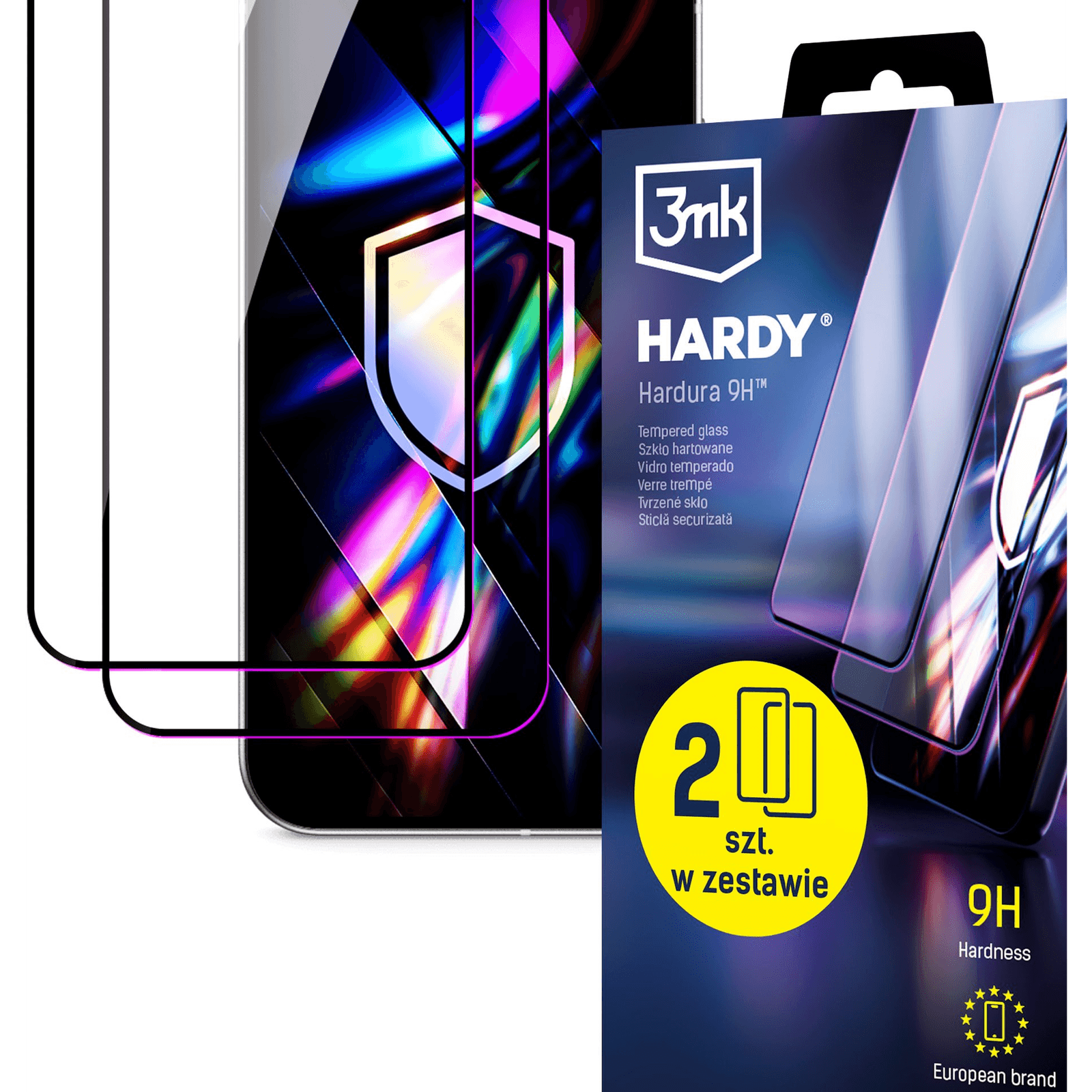 2x Silné tvrdené sklo 3mk Hardura 9H pre Poco F7 Pro