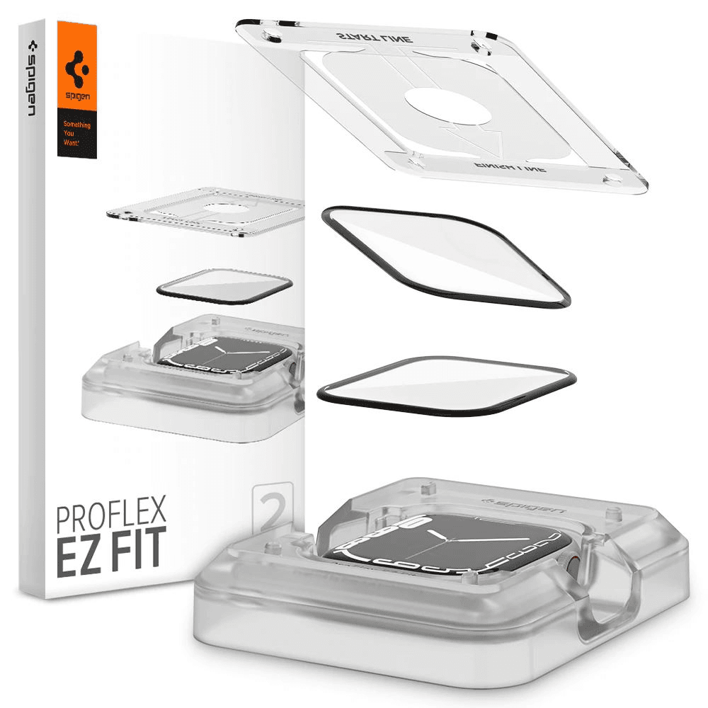 Hybridné sklo Spigen pre Apple Watch 7 45mm a Watch 45 mm