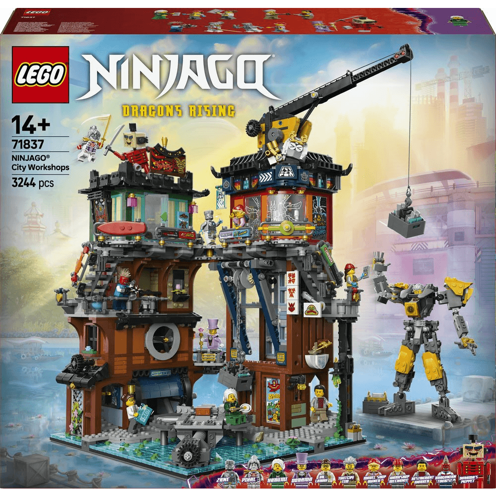 Stavebnica LEGO Ninjago Mestské dielne 3244 dielikov 14+