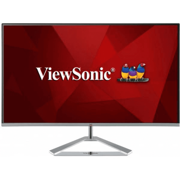 Viewsonic VX Series VX2476-SMH LED display 60,5 cm (23.8") 1920 x 1080 px Full HD Čierna, Strieborná