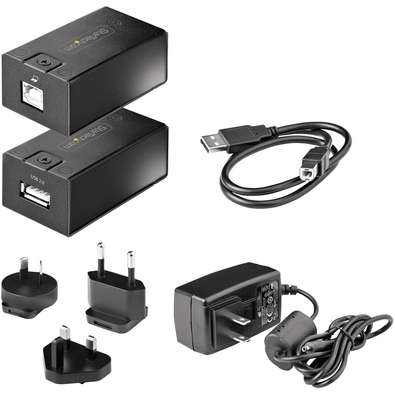StarTech.com C15012-USB-EXTENDER konzolový nástavec Vysielač a prijímač 480 Mbit/s