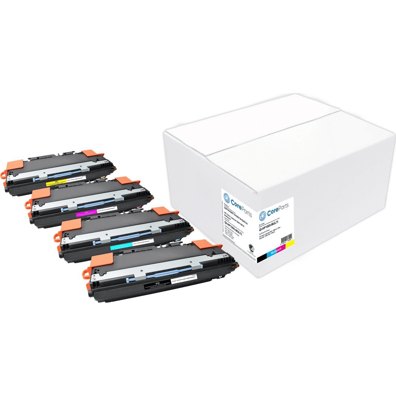 CoreParts QI-HP1005-MULTI toner 4 kusov Originál Čierna