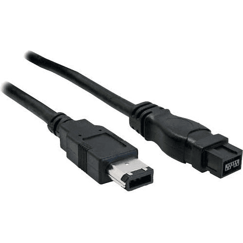 InLine 36905 fireware kábel 5 m Čierna