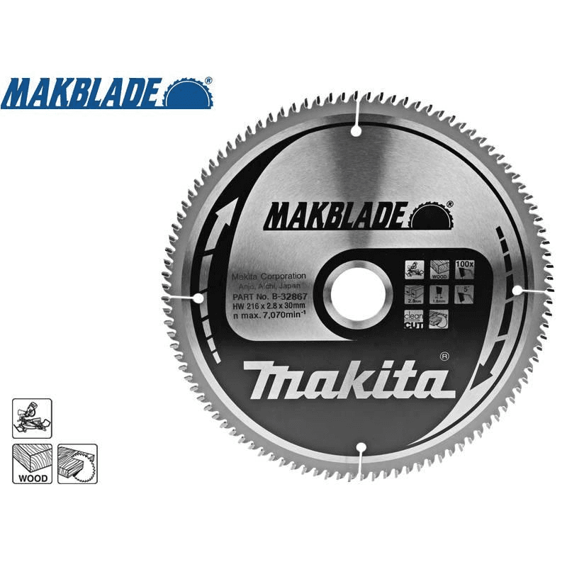 Píla kotúč na drevo MAKITA 216x30 100z MAKBLADE