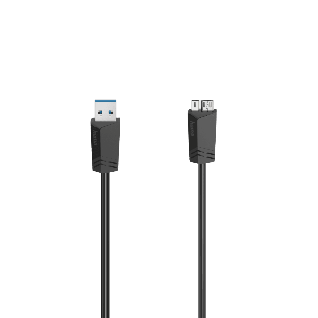 Kábel Hama USB - microUSB typ B 1,5 m čierny