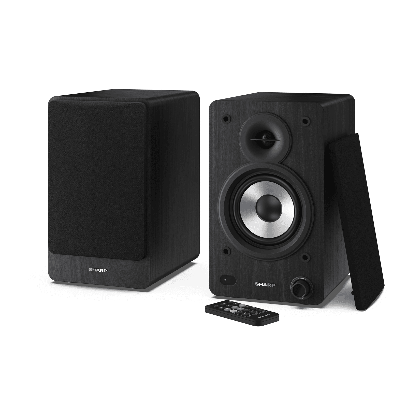 Sharp Bookshelf Speakers 2-way Čierna Káblový a bezdrôtový 60 W