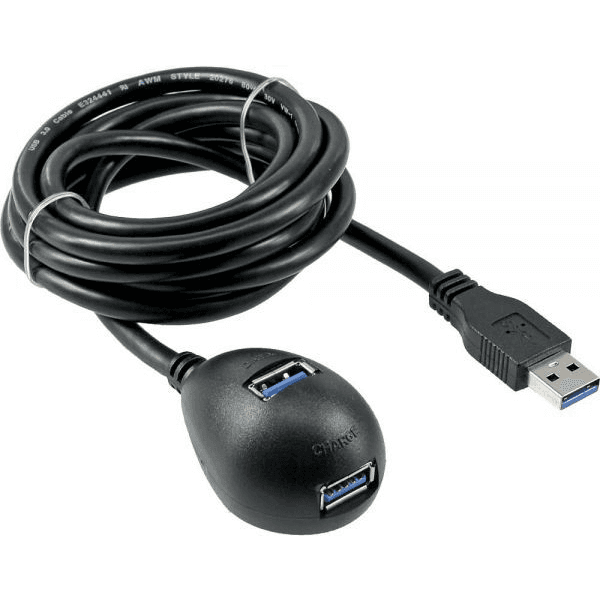 InLine 35653 USB kábel USB 3.2 Gen 1 (3.1 Gen 1) 3 m USB A 2 x USB A Čierna