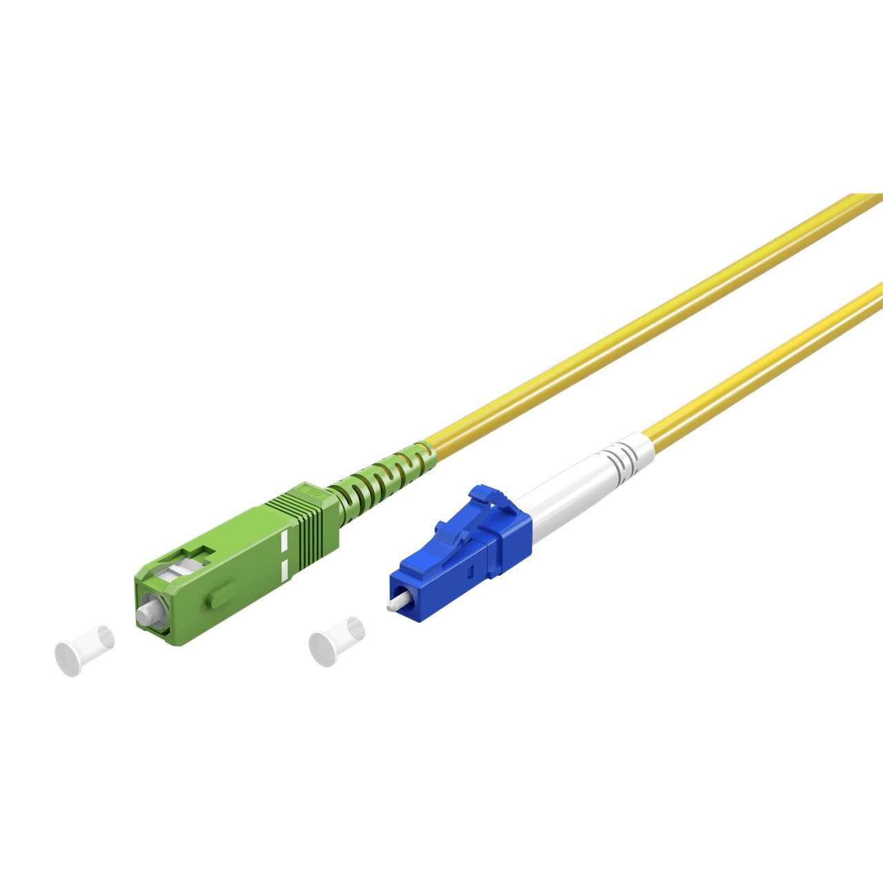 Kábel optické vlákno SIMPLEX SC-APC - LC Goobay 3m