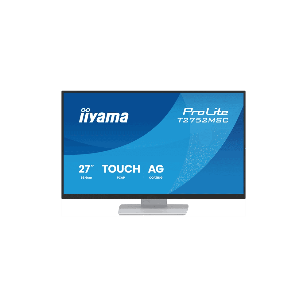 iiyama ProLite T2752MSC-W1AG LCD monitor 68,6 cm (27") 1920 x 1080 px Full HD Dotyková obrazovka Biela