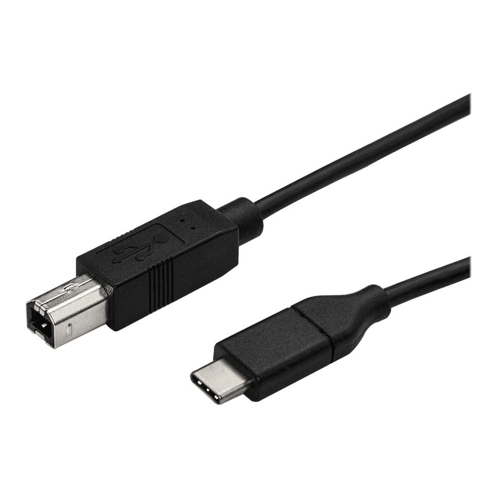 StarTech.com USB2CB3M USB kábel 3 m USB 2.0 USB C USB B Čierna