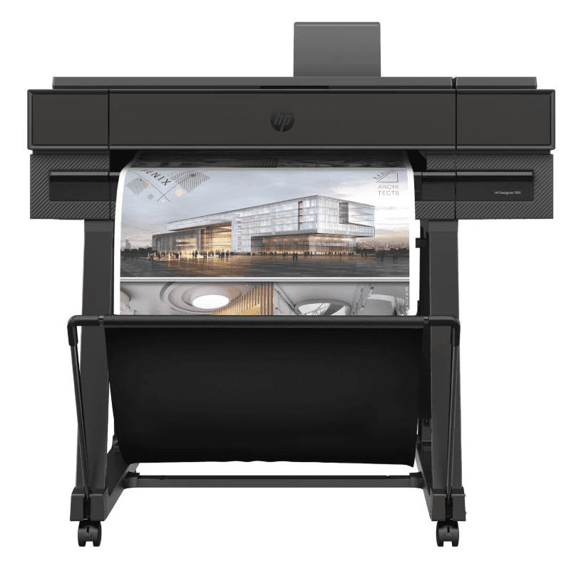 HP Designjet T870 24-in Printer veľkoformátová tlačiareň Wi-Fi Atramentový Farba 2400 x 1200 DPI A1 (594 x 841 mm) Ethernet / LAN pripojenie