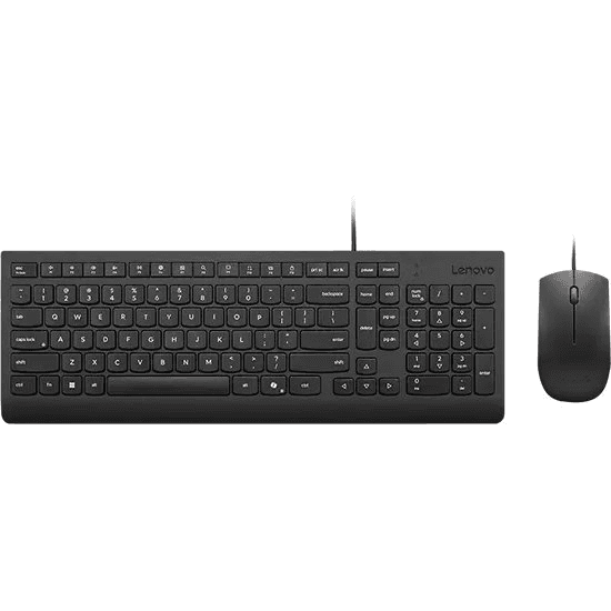 Lenovo 4X31R64409 klávesnica Obsahuje myš Univerzálne USB Dánsky Čierna