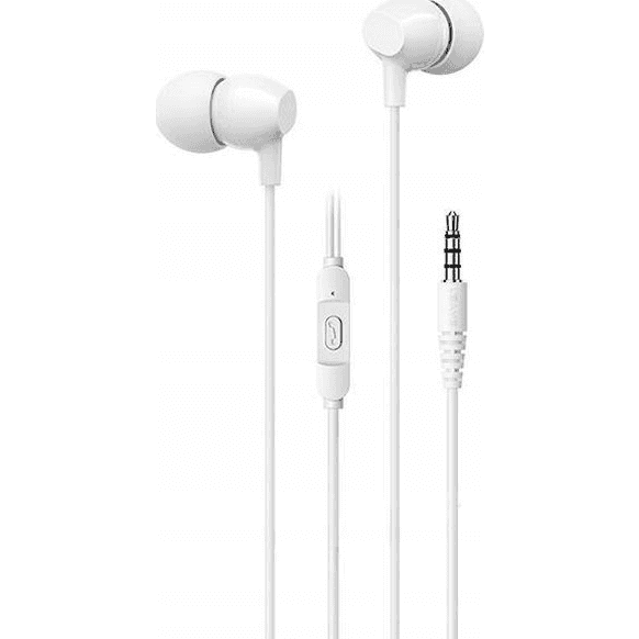 Stereo slúchadlá USAMS EP-47 3.5 mm biele 1.2 m HSEP