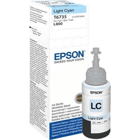 Atramentová kazeta Epson L800 C13T67354A modrá (azúrová)