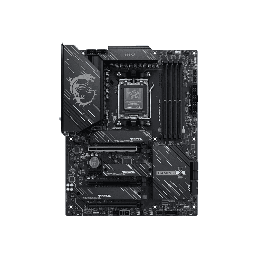 MSI X870E GAMING PLUS WIFI základná doska AMD X870E Pätica AM5 ATX