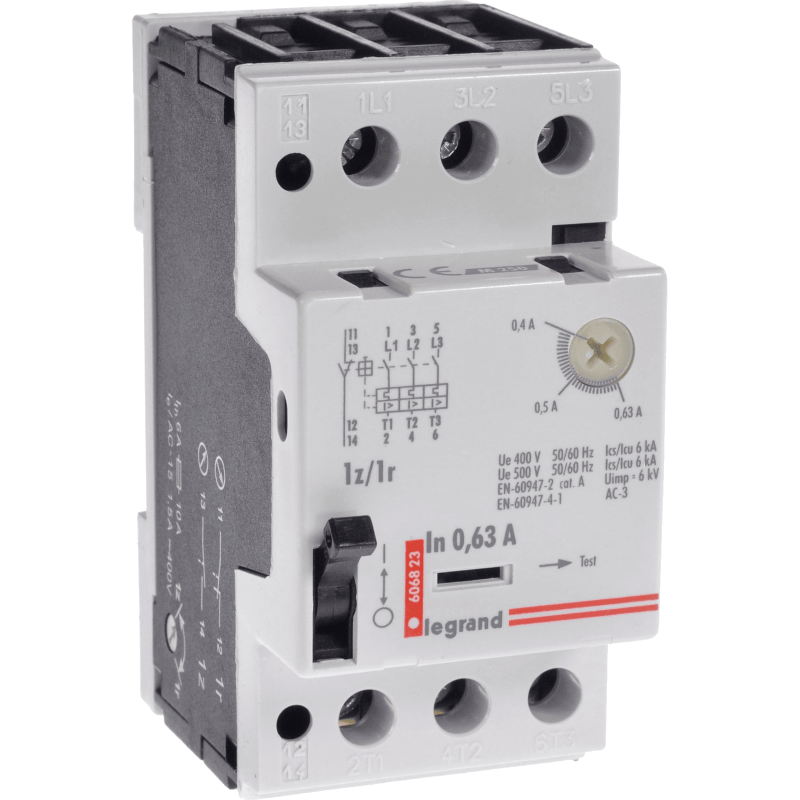 Motorový istič Legrand 380 V IP20 8 A