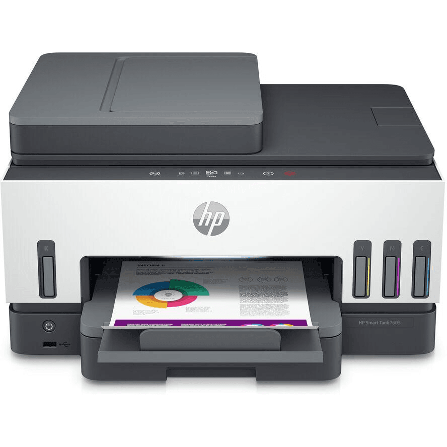 HP Smart Tank 7605 All-in-One Atramentový A4 4800 x 1200 DPI 15 str. za minútu Wi-Fi