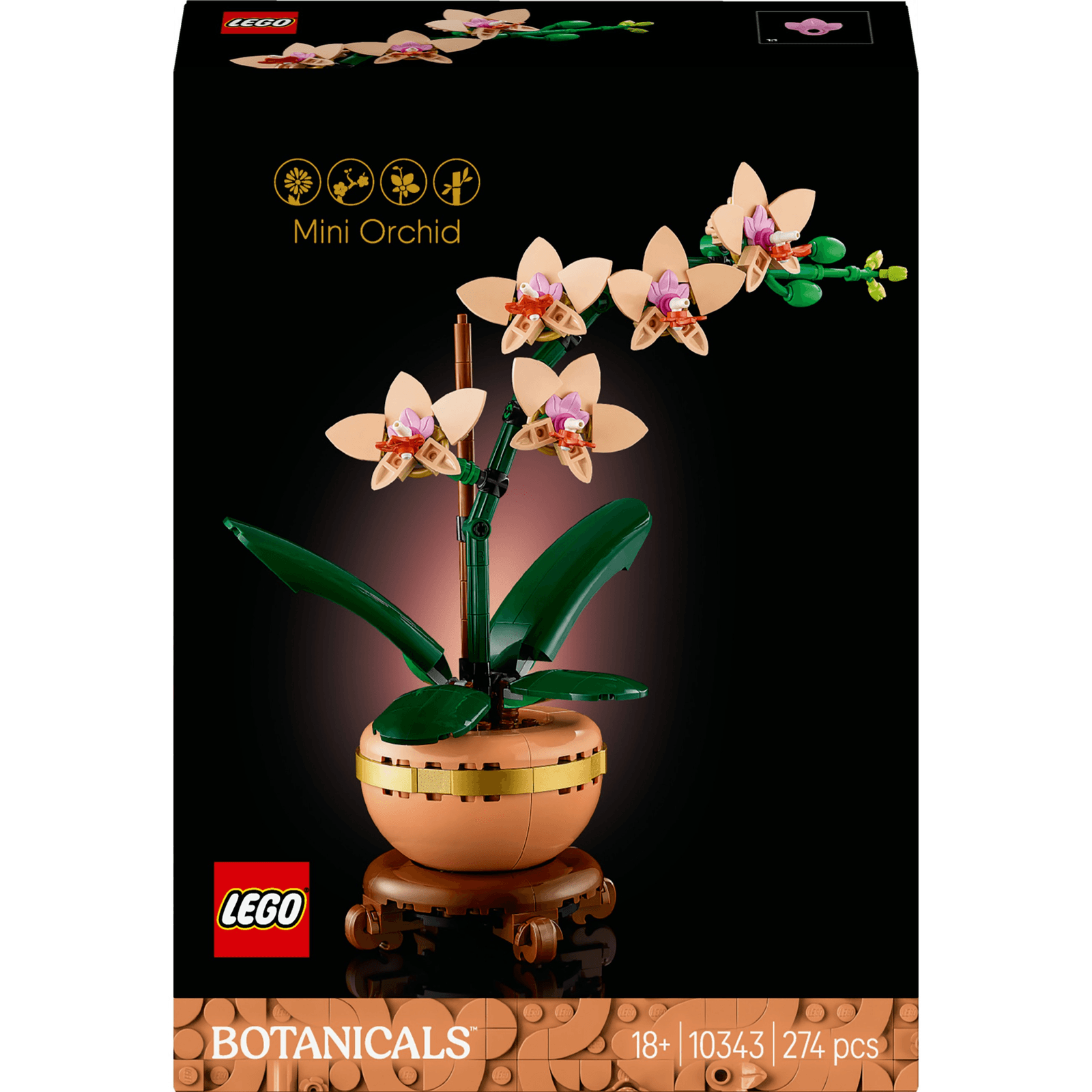 LEGO Botanicals 10343 Miniatúrna orchidea