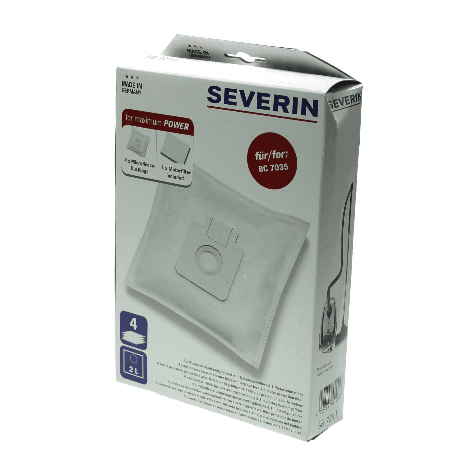 Vrecká 4-vrstvové Severin SB 7211 - 4 ks
