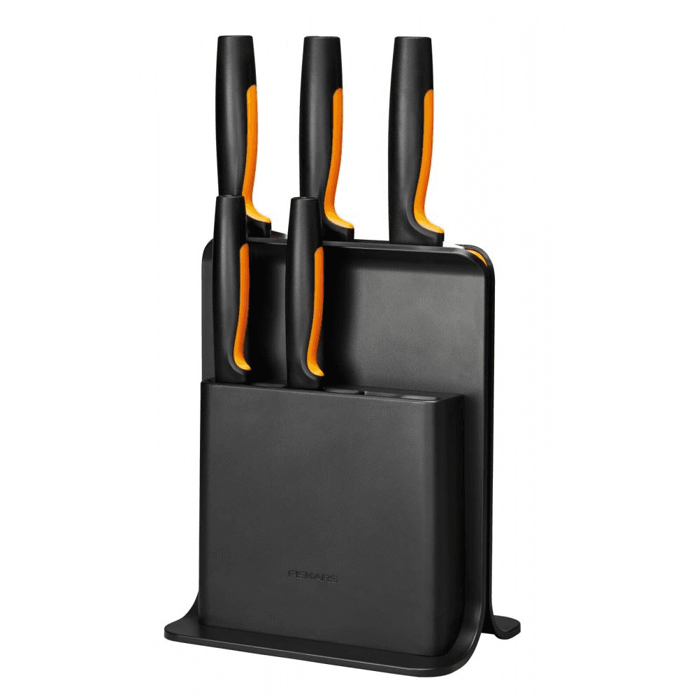 FISKARS FUNCTIONAL FORM 1057554 Sada 5 nožov v čiernom bloku
