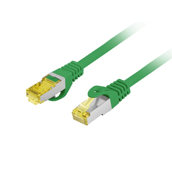 PATCHCORD KÁBEL KAT.6A S/FTP 1M ZELENÝ LANBERG