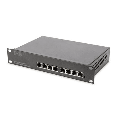 Nespravovaný prepínač Digitus 10'' Gigabit Rack
