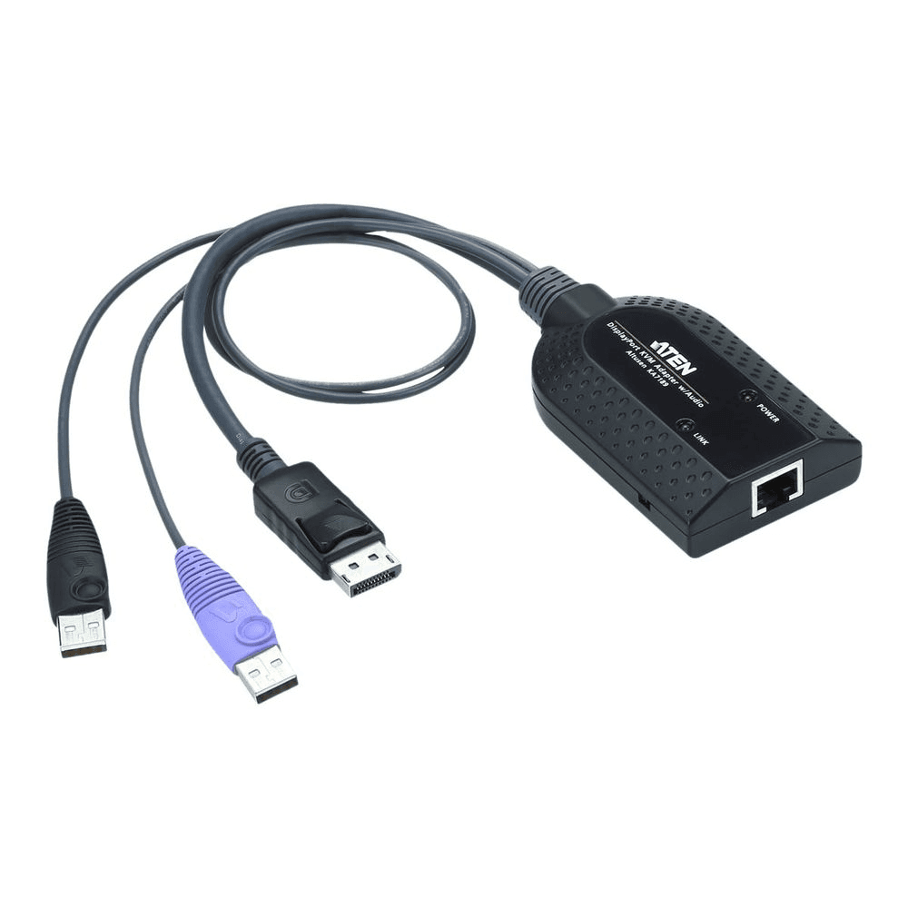 ATEN KA7189 KVM kábel Čierna, Purpurová